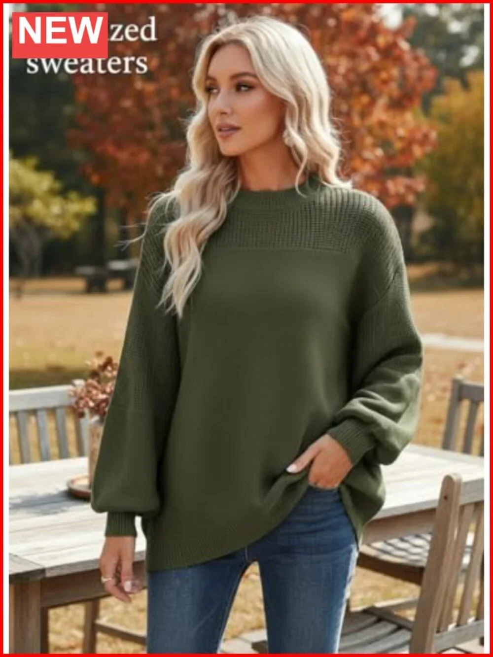 N/A cozy oversized